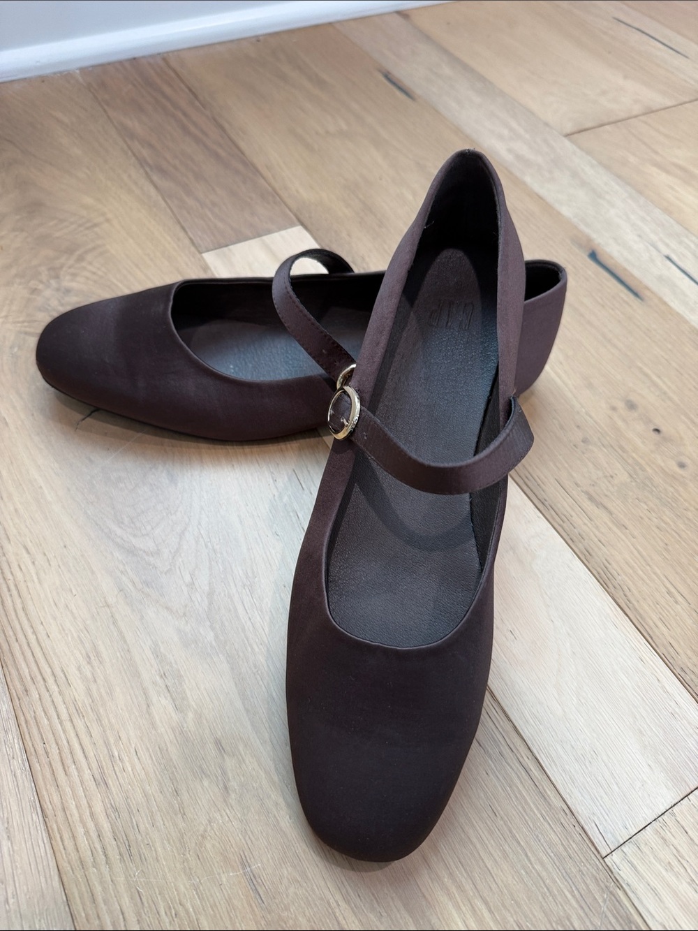 GAP Women's Brown Mary Jane Flats with Buckle Strap